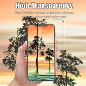 img 3 attached to 📱 [3 Pack] Anti-Scratch Tempered Glass Screen Protector for iPhone 13/13 Pro | 2.5D Touch | 9H Hardness | Case Friendly | 5G (6.1 Inch) 2021 Compatible