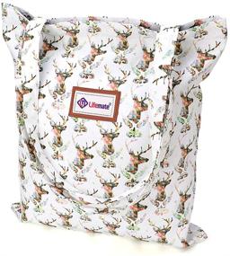 img 4 attached to 👜 Женские стильные и функциональные сумки и кошельки LIFEMATE с плечевым ремнем и отделкой из водонепроницаемого материала с фламинго