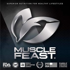img 1 attached to Muscle Feast Creapure Creatine Monohydrate Powder: 5400mg of 💪 Premium German Creatine Per Serving – Vegan, Keto, Gluten Free, Unflavored