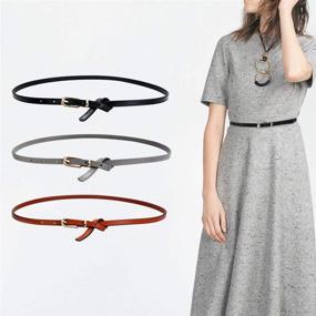 img 1 attached to Leather Skinny Women Buckle Dresses