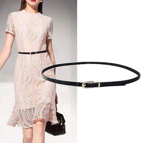 img 3 attached to Leather Skinny Women Buckle Dresses