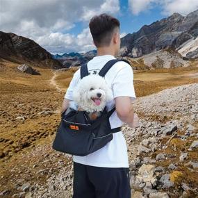 img 1 attached to 🐾 Cinf Small Cat Dog Pet Puppy Carrier Backpack: Adjustable Easy-Fit for Traveling, Hiking, and Camping