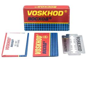 img 1 attached to 🪒 Voskhod 100 Double Edge Safety Razor Blades - Premium Quality in a 100 Count Pack