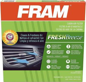 img 1 attached to 🚗 FRAM Fresh Breeze Кабинный воздушный фильтр CF10360 с содой Arm & Hammer для автомобилей Cadillac, Chevrolet, GMC и Hummer.