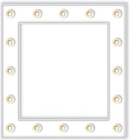 img 1 attached to 🖼️ American Crafts Heidi Swapp Marquee Love Frame – White