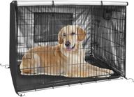 🐶 durable cappaw 30 inches dog crate cover - perfect kennel cover for small wire dog crates - black (cover only) логотип