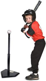 img 1 attached to 🧢 Youth Baseball Batting Tee: Crown Sporting Goods Adjustable Height for Optimal Performance