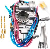 high-performance kipa carburetor (fcr40) for yamaha wr400f 1998-2000, wr426f 2001-2002, wr450f 2003-2011, yz400f 1998-1999, yz426f 2001-2002, yz450f 2003-2009 - flat side 40mm logo