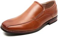 👞 zriang leather square toe dress loafers for men - slip-on shoes and loafers logo