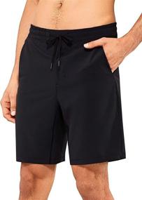 img 4 attached to CRZ YOGA Mens Workout Shorts Sports & Fitness for Australian Rules Football