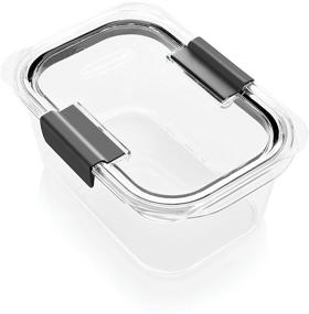 img 4 attached to 🥡 Rubbermaid Brilliance Clear Food Storage Container - Medium Deep Size (4.7 Cup Capacity)