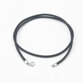 img 1 attached to Glory Qin Braided Leather Necklace