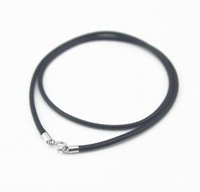 img 3 attached to Glory Qin Braided Leather Necklace