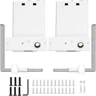 💪 enhance your bedroom with happybuy murphy mounting wall springs mechanism heavy duty support hardware diy kit for queen twin size bed (horizontal), white logo