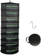 🌱 hydgooho 8 layer dryer: efficient drying rack with mesh design and green zipper logo