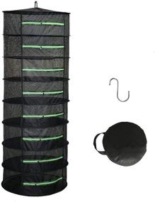 img 4 attached to 🌱 HYDGOOHO 8 Layer Dryer: Efficient Drying Rack with Mesh Design and Green Zipper