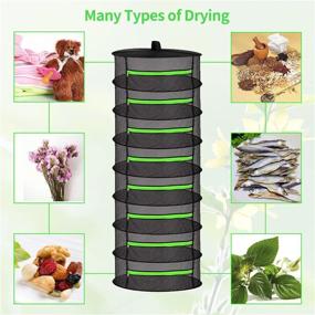 img 2 attached to 🌱 HYDGOOHO 8 Layer Dryer: Efficient Drying Rack with Mesh Design and Green Zipper