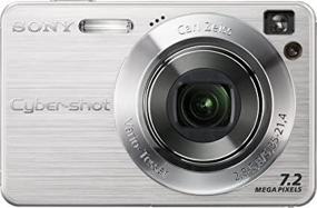 img 1 attached to 📷 Sony Cybershot DSCW120 7.2MP Digital Camera: Silver, 4x Optical Zoom, Super Steady Shot