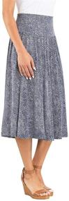 img 2 attached to 👗 Hilary Radley Rounded Smoothing Features Skirts: Flattering Women's Clothing That Complements Every Figure