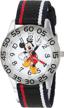 disney mickey quartz plastic casual boys' watches in wrist watches logo