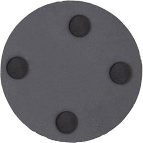 img 3 attached to 🥃 GOH DODD Slate Rustic Round Stone Coasters 4 Inch - Set of 8 Handmade Coasters with Holder for Bar and Home, Black - Ideal Drink Coasters