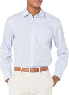 amazon essentials men's long sleeve shirt in regular fit logo