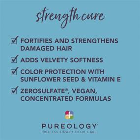 img 3 attached to 💪 Pureology Strength Cure Суперпитательная маска для волос для сухих и окрашенных волос - без силиконов и веганская