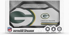 img 3 attached to 🏈 Высококачественный беспроводной Bluetooth-динамик NFL Green Bay Packers XL в цвете команды: идеальный аудио-спутник для фанатов Packers!