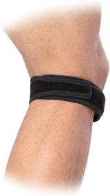 img 3 attached to 🏋️ Shock Doctor PRIME Patella Strap - Knee Brace for Pain Relief, Support & Recovery from Knee/ Patella Strains & Sprains - Ideal for Running, Hiking, Jumpers Knee, Sports