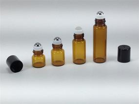 img 1 attached to USA Amber Bottles Stainless Roller Travel Accessories for Travel Bottles & Containers