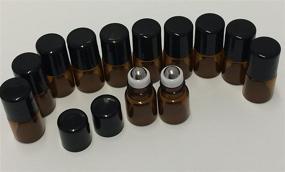 img 4 attached to USA Amber Bottles Stainless Roller Travel Accessories for Travel Bottles & Containers