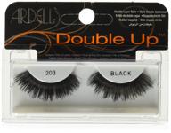 💥 ardell double up lashes, 203 black: усилите свой взгляд с помощью драматического объема! логотип