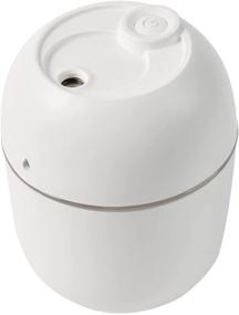 img 2 attached to 220ml Mini Humidifier for Bedroom - USB Cool Mist Portable Humidifier - Drop Shape JS01