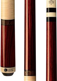 img 4 attached to 🎱 Lucasi Custom Rengas and Curly Maple Pool Cue | Bocote Banded Rings Cue Stick