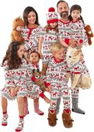 пижамы tkria christmas sleepwear matching apparel & accessories для малышей-мальчиков в одежде логотип