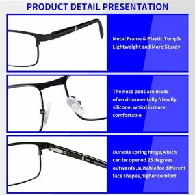 img 3 attached to Asablve Blocking Reading Glasses Filtering Vision Care