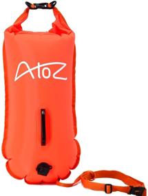 img 4 attached to 🏊 Stay Visible and Safe with AtoZ Create Swim Buoy - Swim Bubble Safety Float and Drybag