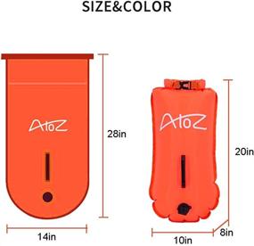 img 2 attached to 🏊 Stay Visible and Safe with AtoZ Create Swim Buoy - Swim Bubble Safety Float and Drybag