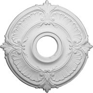 🏢 ekena millwork cm18at attica ceiling medallion, 18-inch outer diameter x 4-inch inner diameter x 5/8-inch projection (fits canopies up to 5-inch), factory primed логотип