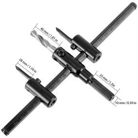 img 3 attached to 🔧 ZEONHAK Inch 7 1 Adjustable Drywall Woodworking: Enhance Precision and Versatility in Your Projects