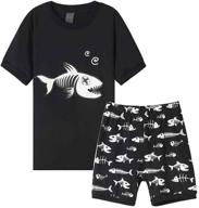 cool and comfortable myfav cotton sleepwear summer skateboard apparel for boys logo