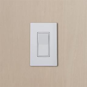 img 1 attached to Enhance Your Home Décor with Maxxima 10 Pack 1 Gang Decorative Outlet Screwless Wall Plate in White - Standard Size (Pack of 10)