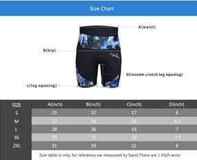 img 2 attached to 🏊 LayaTone Surf Swim Canoe Snorkeling Scuba Diving Suit Shorts for Adults - 2mm / 3mm Neoprene Wetsuit Trunks for Men and Women