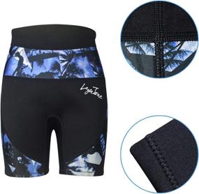 img 1 attached to 🏊 LayaTone Surf Swim Canoe Snorkeling Scuba Diving Suit Shorts for Adults - 2mm / 3mm Neoprene Wetsuit Trunks for Men and Women
