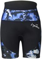 🏊 layatone surf swim canoe snorkeling scuba diving suit shorts for adults - 2mm / 3mm neoprene wetsuit trunks for men and women logo