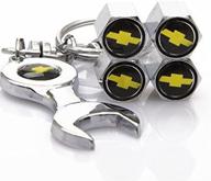 wrench keychain chrome tire valve stem caps for chevy chevrolet - оптимизируйте свой поиск логотип