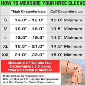 img 3 attached to 🦵 TechWare Pro Knee Compression Sleeve with Side Stabilizers, Patella Gel Pads – Ideal Knee Brace for Pain Relief, Workout, Arthritis & Meniscus Tear – Available in 5 Sizes – Single Pack