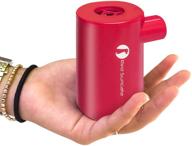 🔌 red suricata rechargeable air pump – mini electric inflatable pump – usb battery powered & portable air pump for air sofa, pool floats & airbeds (not for balloons) logo