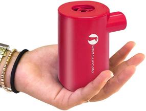 img 4 attached to 🔌 Red Suricata Rechargeable Air Pump – Mini Electric Inflatable Pump – USB Battery Powered & Portable Air Pump for Air Sofa, Pool Floats & Airbeds (NOT for Balloons)
