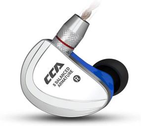 img 3 attached to 🎧 Наушники High-Fidelity In-Ear: CCA-C16 IEM с 8 сбалансированными арматурными драйверами, настраиваемая звуковая производительность, съемный кабель (без микрофона)